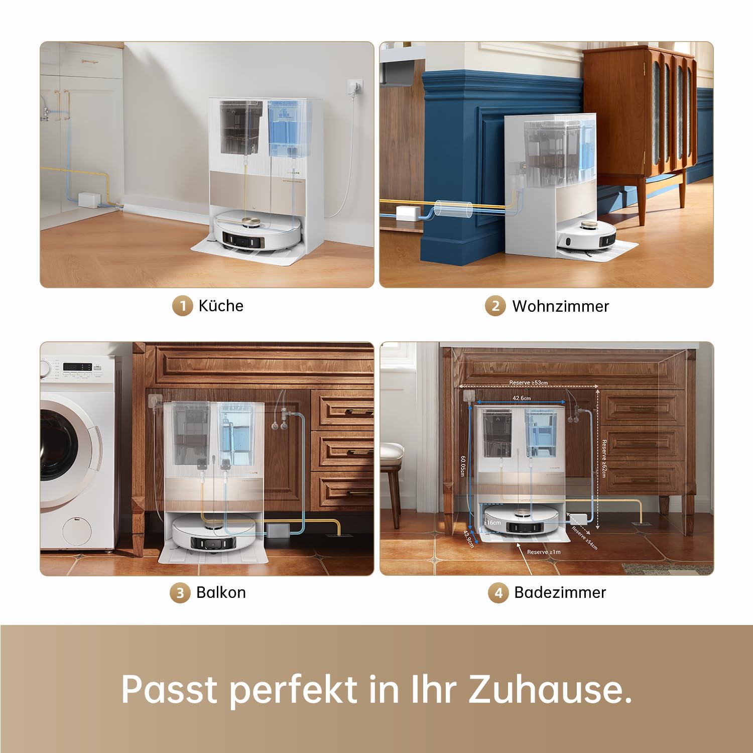 dreame Wasseranschluss-Kit für automatisches Nachfüllen und Entleeren für L20 Ultra/L20 Ultra Complete
