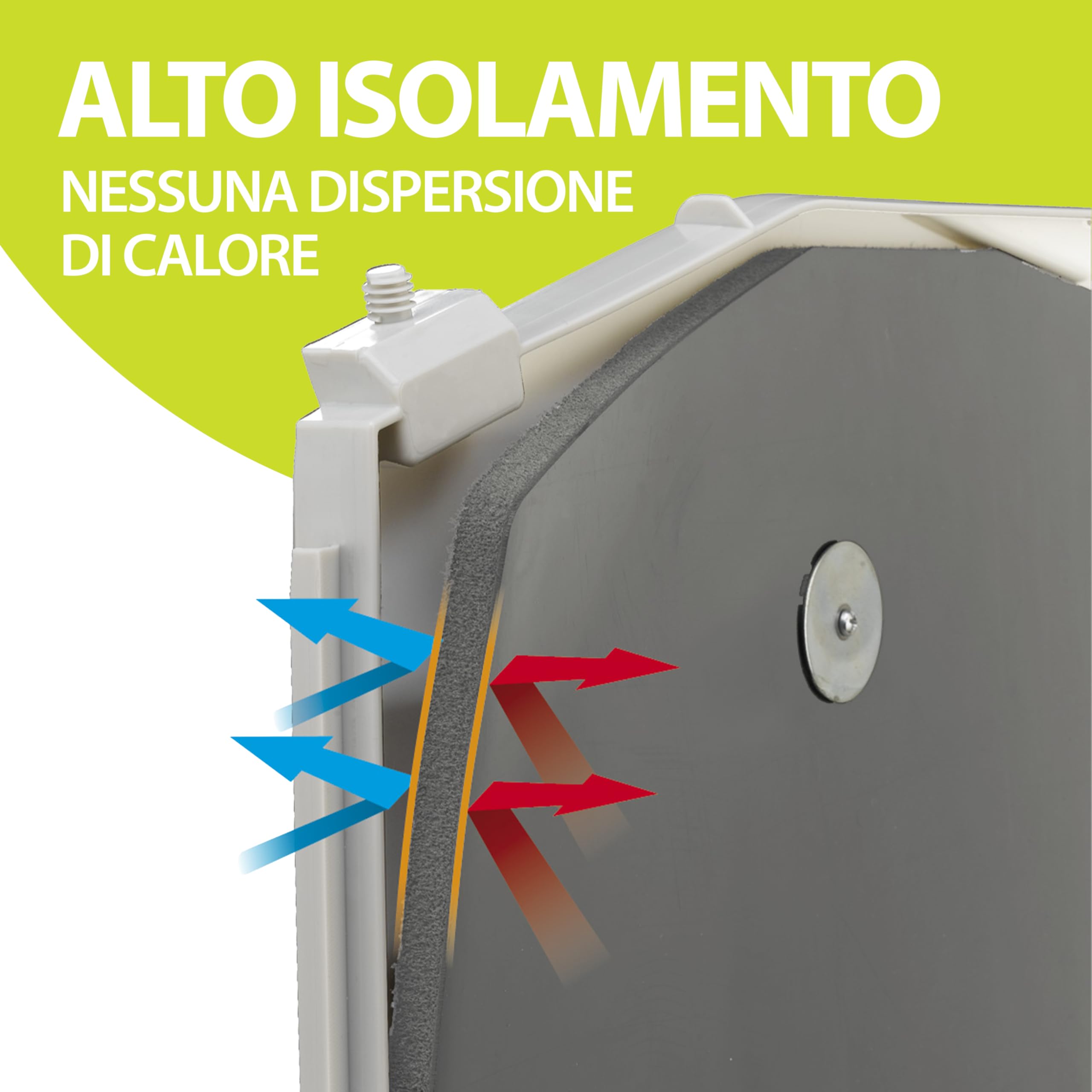 Ferplast Kit di 6 pannelli isolanti per cuccia cani modello DOGVILLA 50, Kit coibentazione cuccia cane casetta per cani, Pannelli isolamento termico, Facile installazione, 38 x 33 x h 6 cm
