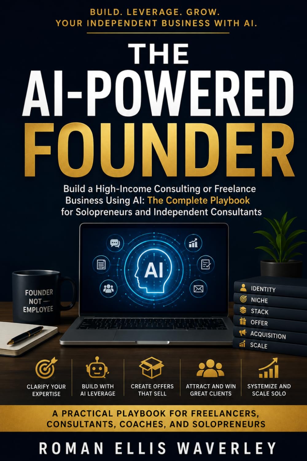 The AI-Powered Founder: Build a High-Income Consulting or Freelance Business Using AI: The Complete Playbook for Solopreneurs and Independent Consultants
