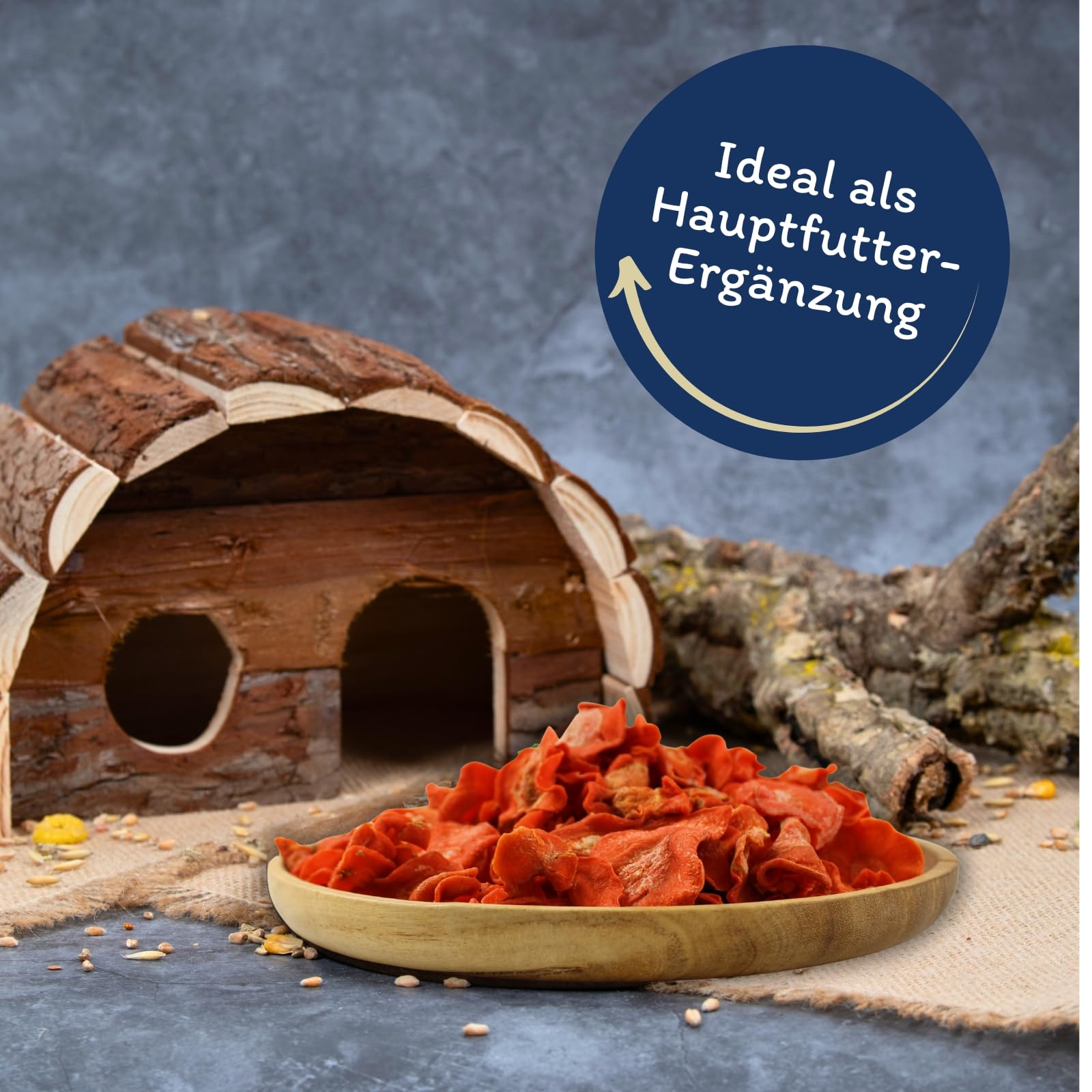 Lyra Pet® 5 kg Karotten getrocknet - Futter für Vögel, Nager & Reptilien | Reich an Beta-Carotin & Ballaststoffen - Nährstoffreiches & kalorienarmes Einzelfutter - Ideal als Ergänzung