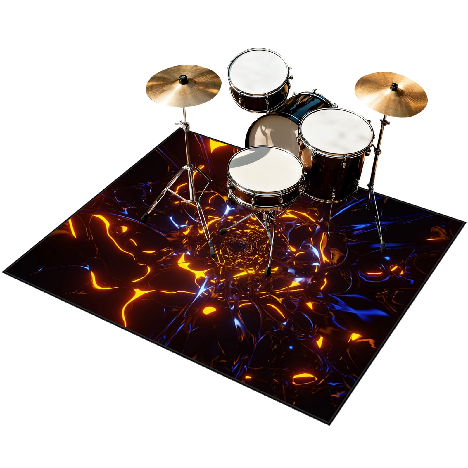 230 x 200 cm Bateria Elektroniczna Dywan Bęben Dźwiękoszczelny Antypoślizgowy Dywan Akustyczny Bateria Do Elektronicznych Baterii Bębnowych Pump Kit i innych instrumentów muzycznych