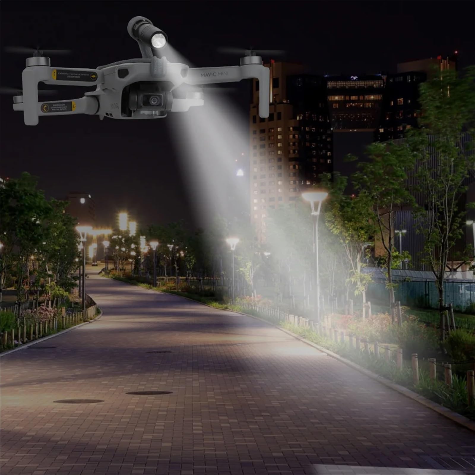 Compatibile con Mavic Air 2S Drone Night Flight LED Light Photography Fill Lamp Staffa regolabile Accessorio