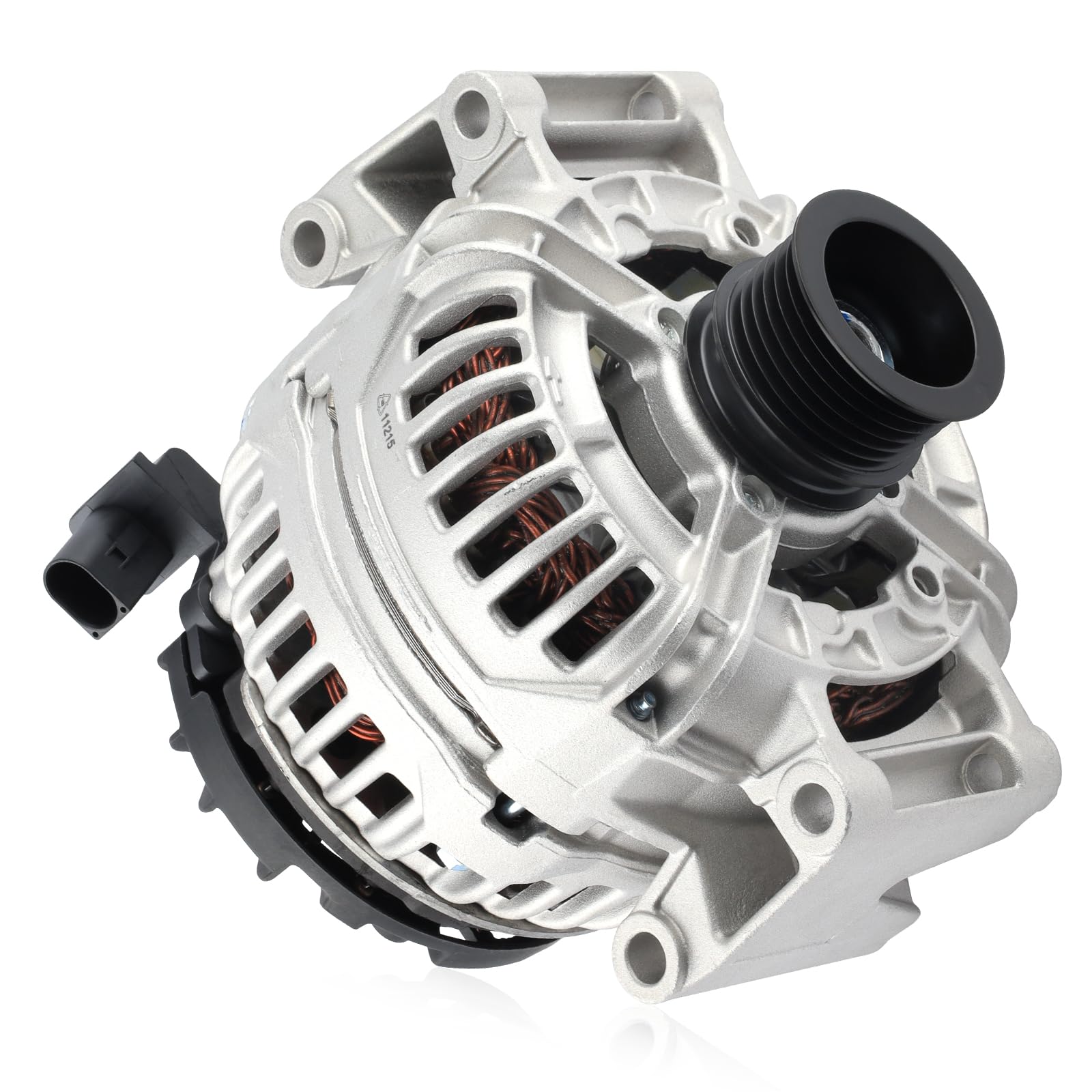 11215 Car Alternators 150 Amp, 6-Groove Pulley Fit for Mercedes-Benz W203, C230, W203, C280, C300, C350, E350, SLK280, SLK300, SLK350, CLK350 V6 3.0L 3.5L Automotive Replacement Alternators-image-12