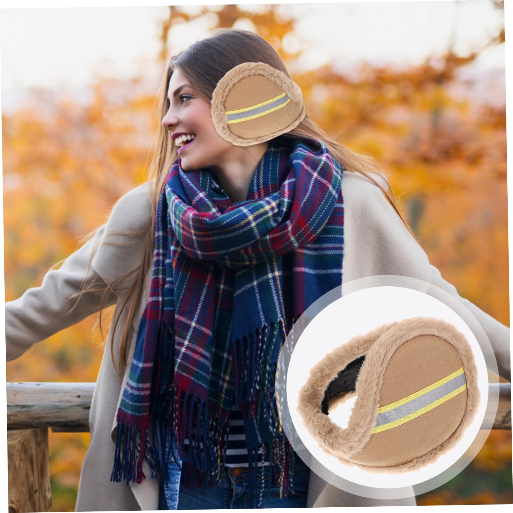 SOIMISS 4piezas Calentador De Orejas Unisex Orejeras Térmicas De Protección Frío Para Actividades Al Aire