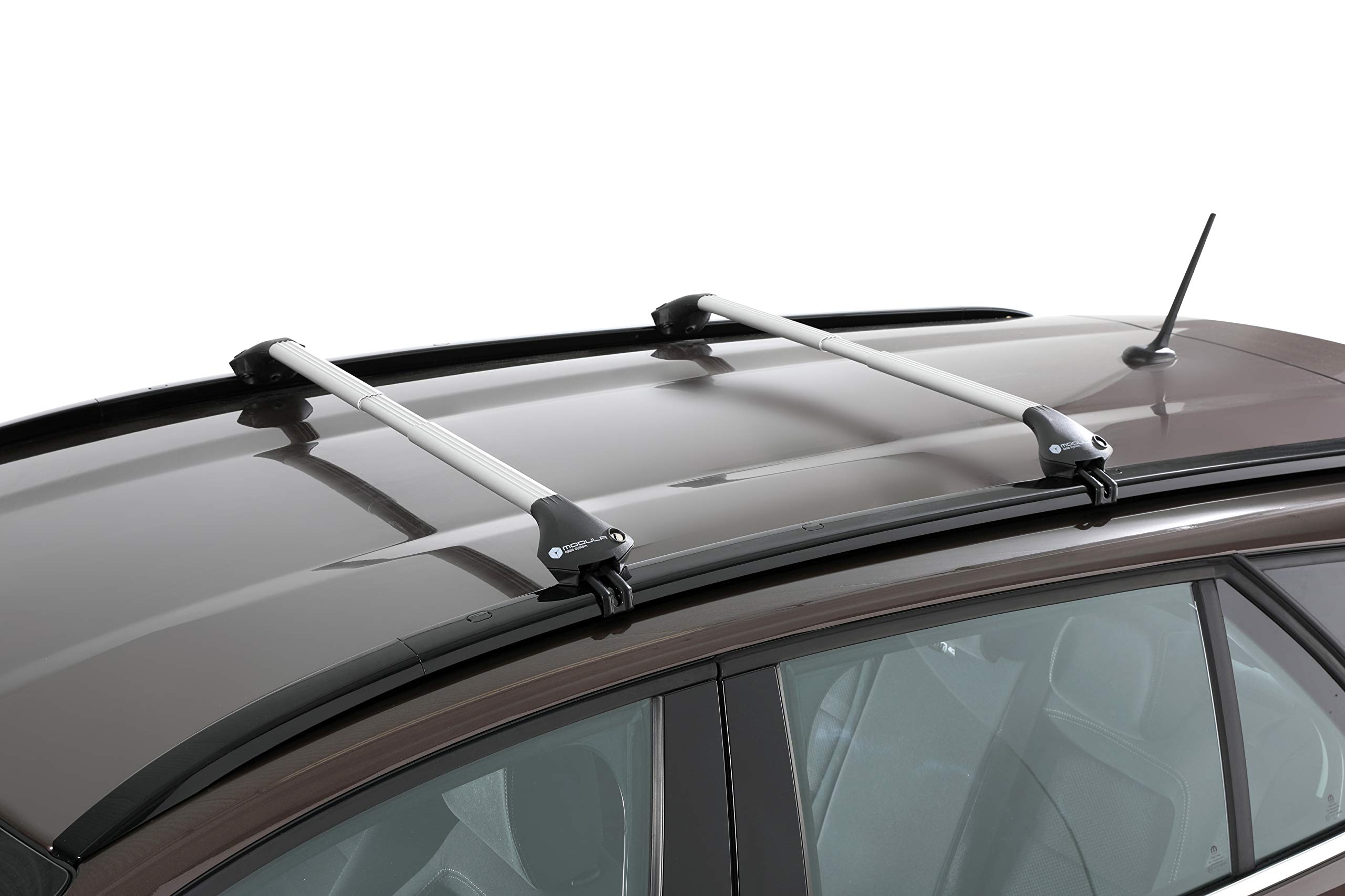 Modula Oval Bar System A Montante Chiuso Colore Argento