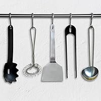 Vista 7 de TIKUSAN Okonomiyaki - Espátula para barbacoa de acero inoxidable, fabricada en Japón (4.7 x 10.8 pulgadas)