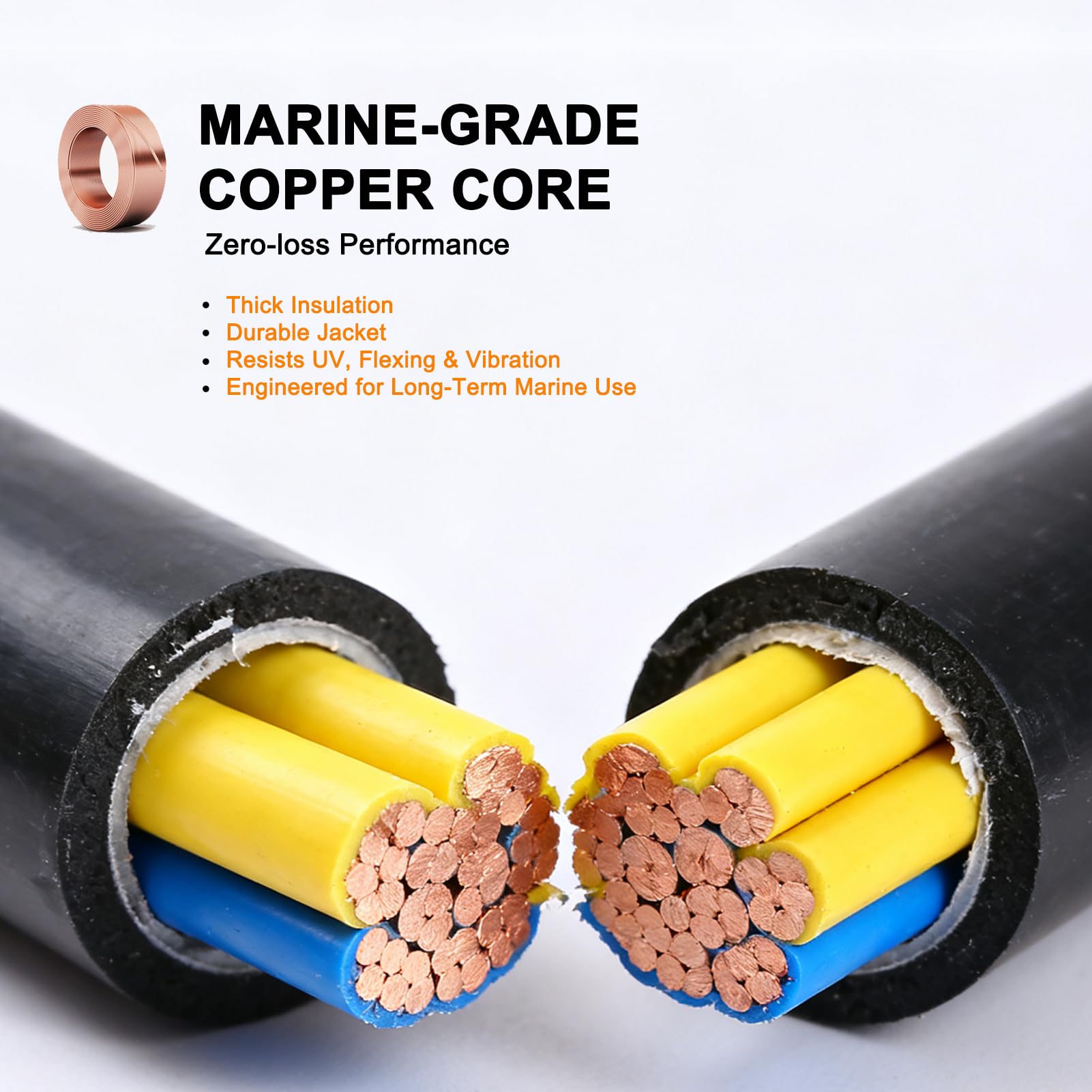 Yoursme 010-11617-42 Cable de extensión de transductor XID Xdcr 30 pies 12 pines compatible con Garmin 010 11617 42 cable transductor