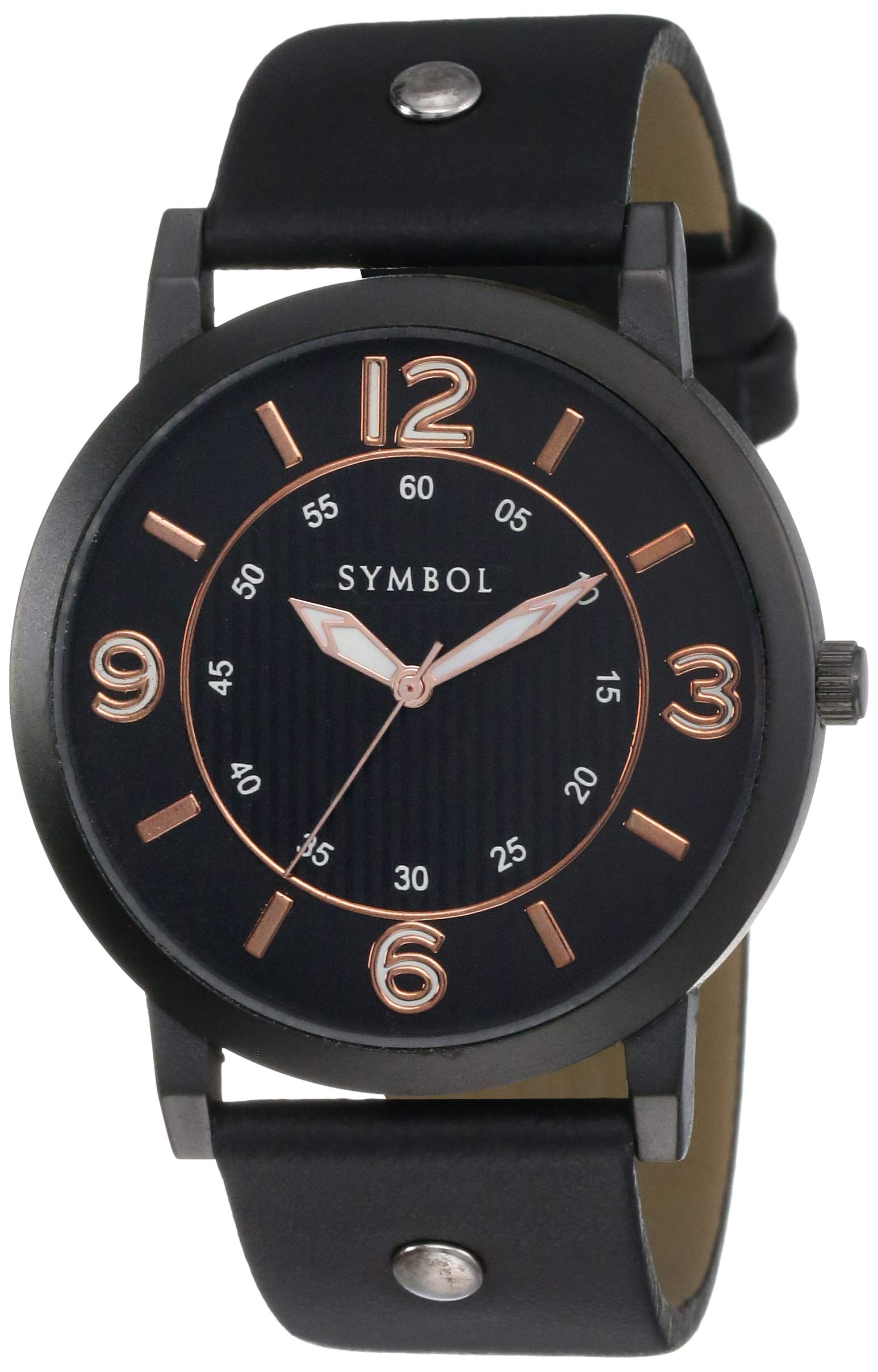 Amazon Brand - SymbolAnalog Men's Watch (Dial Colored Strap)