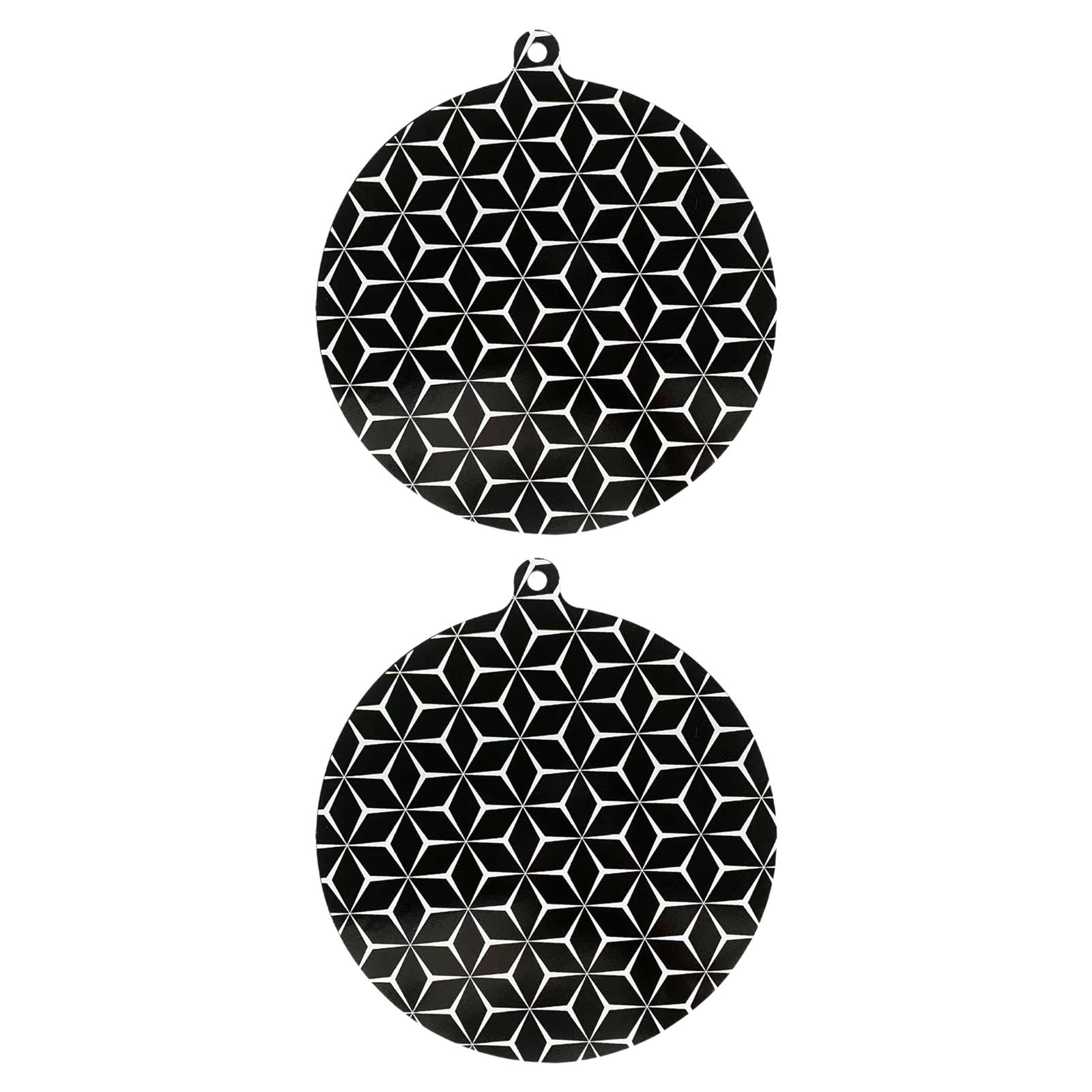 Dxehseuy Black, 24Cm 2X Induction Cooktop Protect Mat For Induction Stove Cooktop Cover Kitchen 24Cm, Black