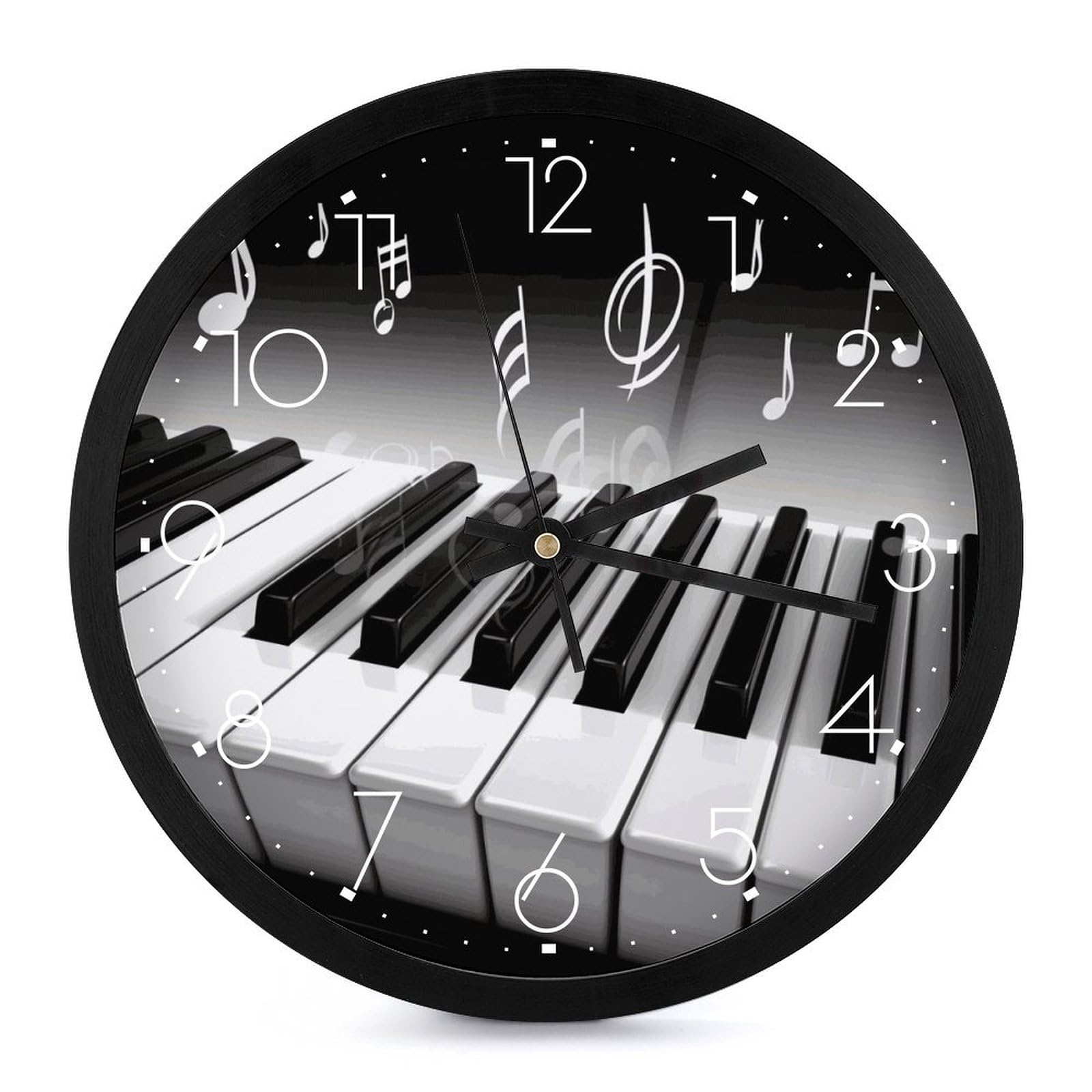 Horloge murale numérique piano : le cadeau idéal pour décorer un salon