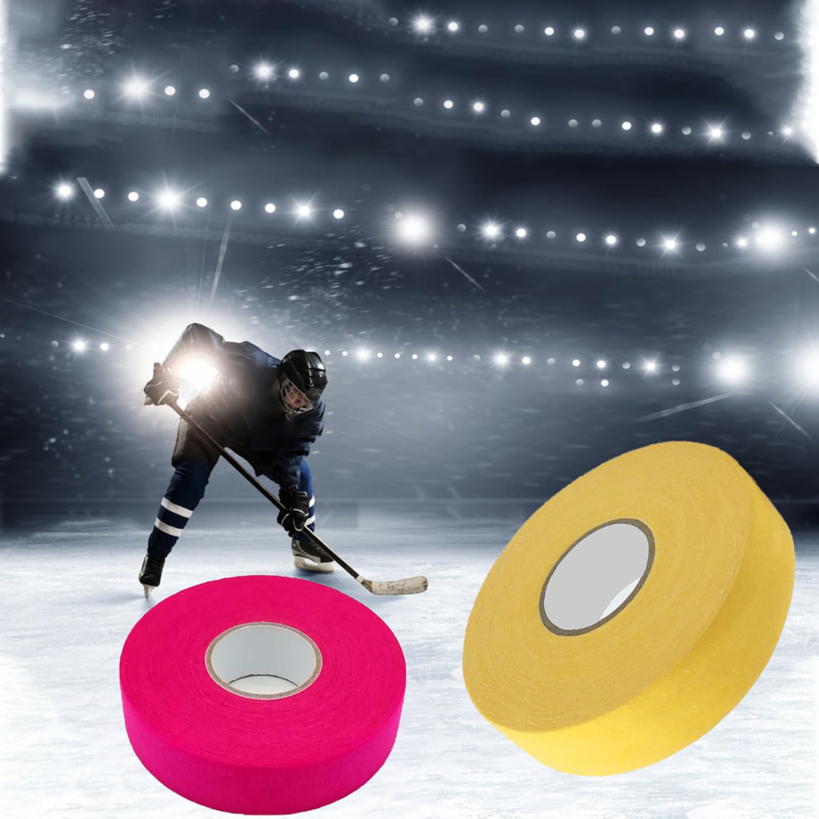 Eterspr 2 Rolls of Racket Tape, Ice Hockey, Non-Slip Ice Hockey Stick Tape, Hockey Grip Tape - Image 4