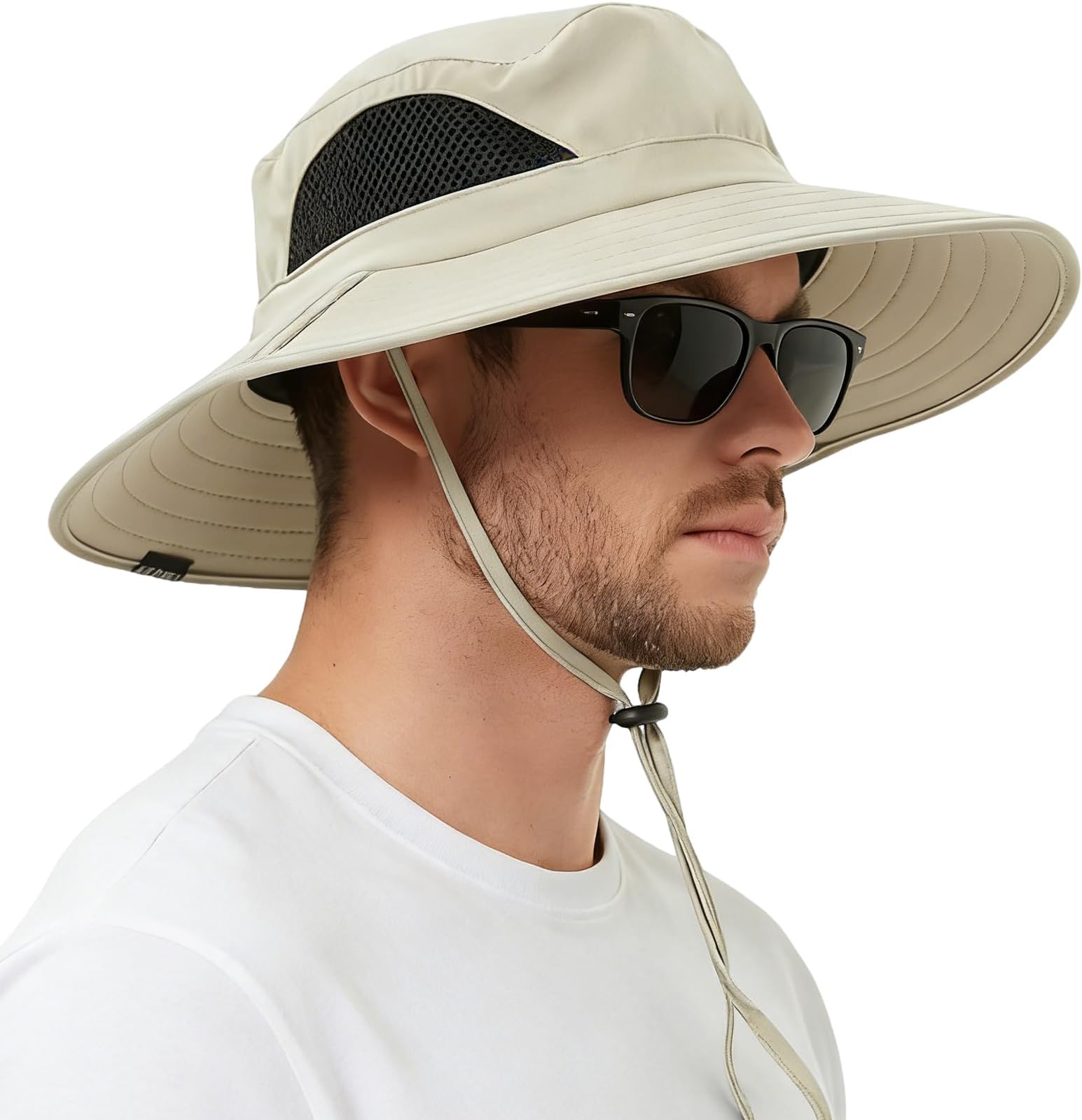 Wide Brim Sun Hat, UPF 50+ UV Protection Waterproof Packable Bucket Hat for Men & Women, Fishing Hiking Beach Garden