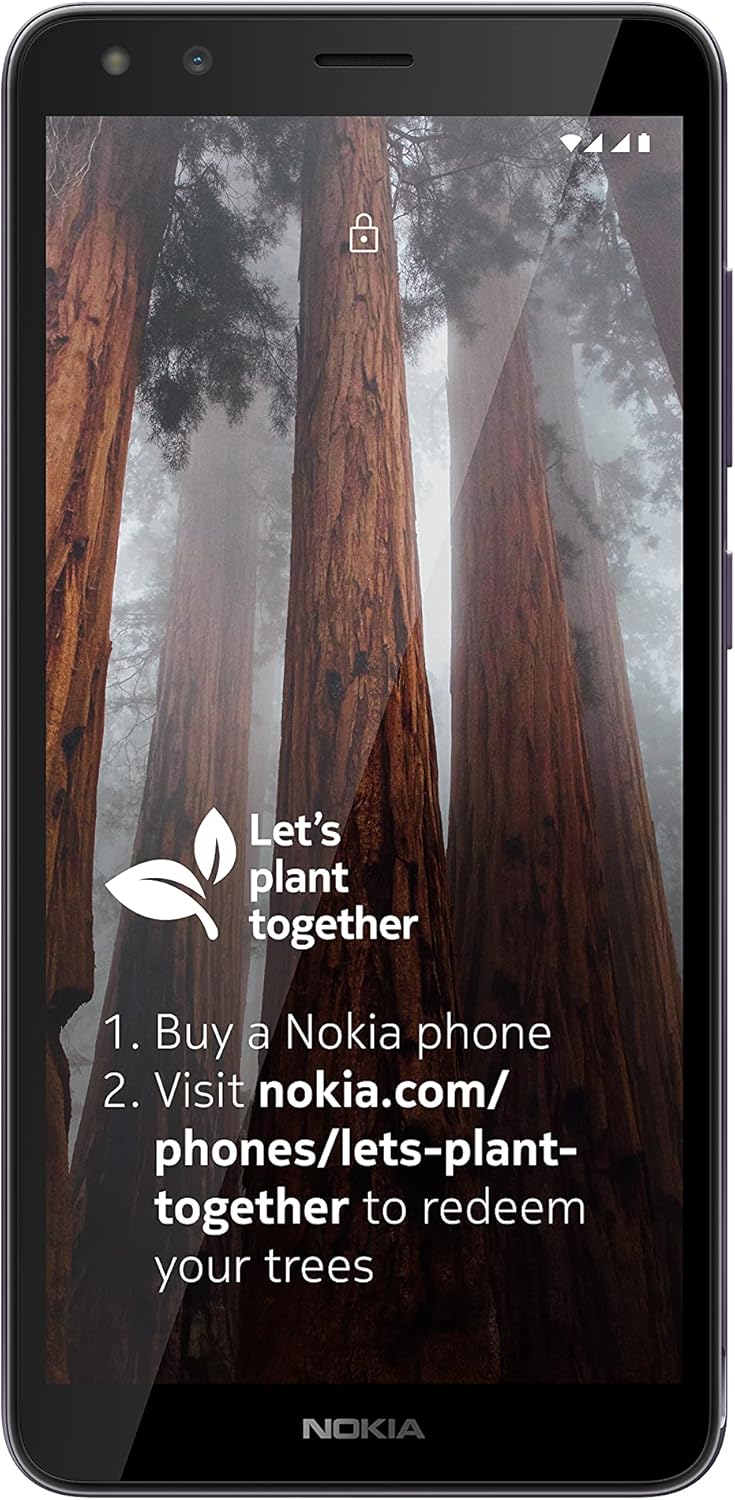 Nokia C01 Plus Dual-SIM 16GB ROM + 1GB RAM (GSM Only | No CDMA) Factory Unlocked 4G/LTE Smartphone (Purple) - International Version