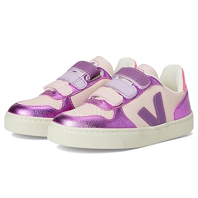 VEJA Kids Small V 10 Chromefree (Little Kid/Big kid) Kids Shoes Petale/Multico Cosmos