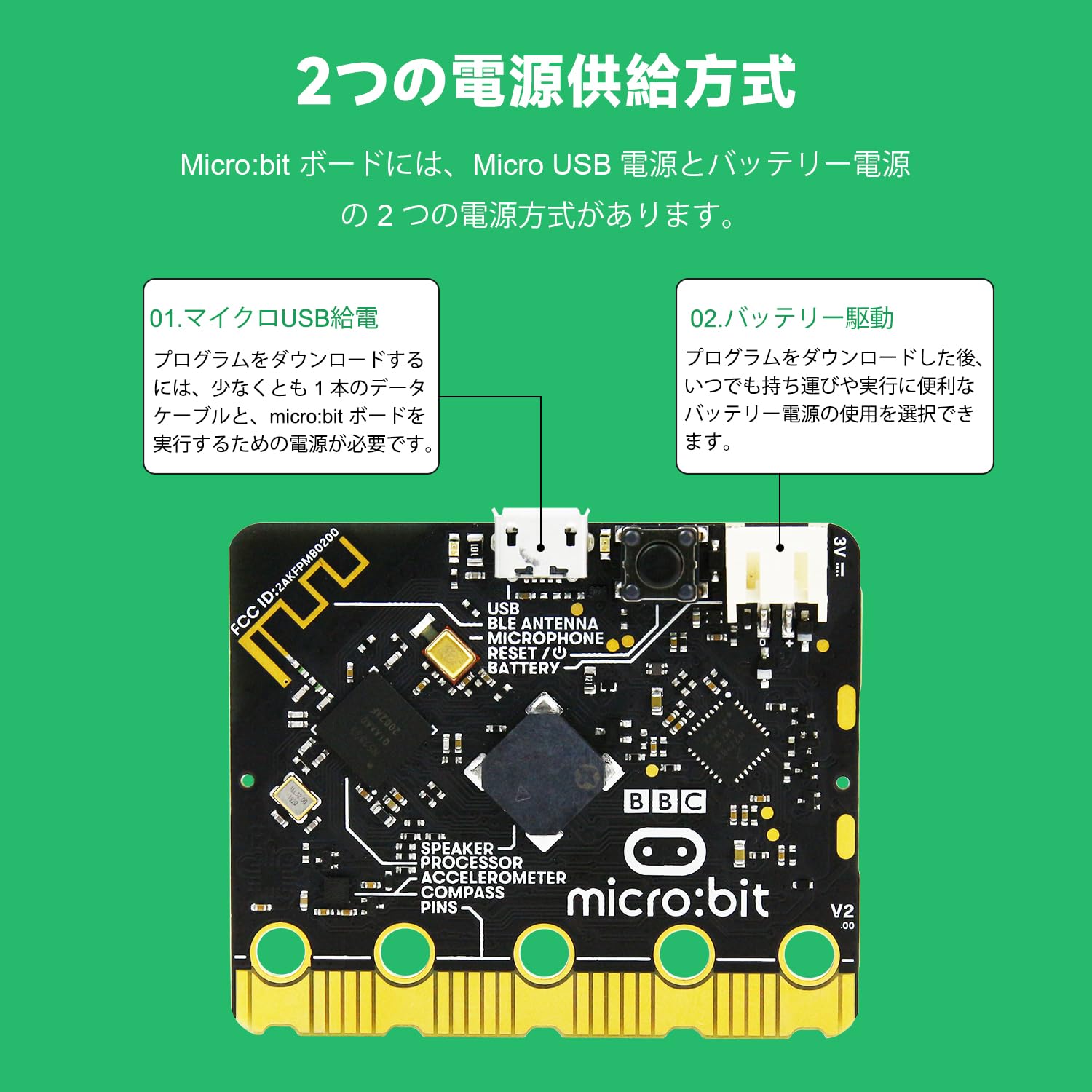 Amazon.co.jp: MICROBIT V2キット マイクロビット初心者キット【正規 