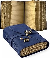 Vista 1 de NomadCraftsCo. Vintage Leather Journal for Men & Women With Lined Pages and Key–7 in x 5 in Leather Bound Writing Notebook for Journaling, Notes &