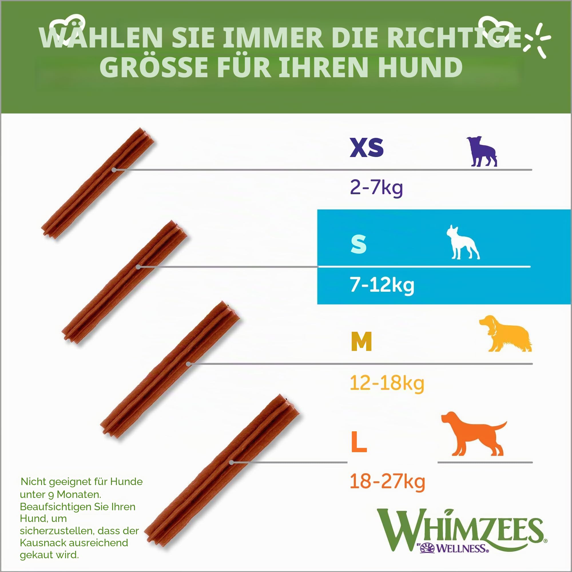 WHIMZEES Stix Hunde Leckereien, groß, 30 Stück - X-Large