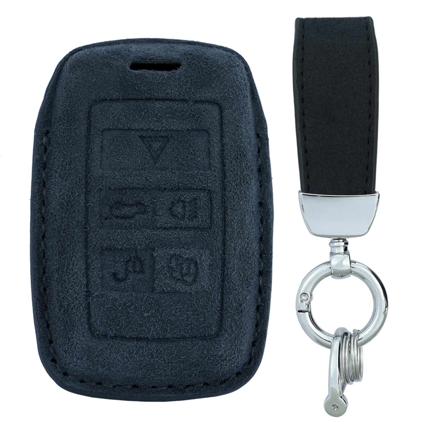 Étui Clé Cuir Land Rover Defender - Protection Daim Haut De Gamme