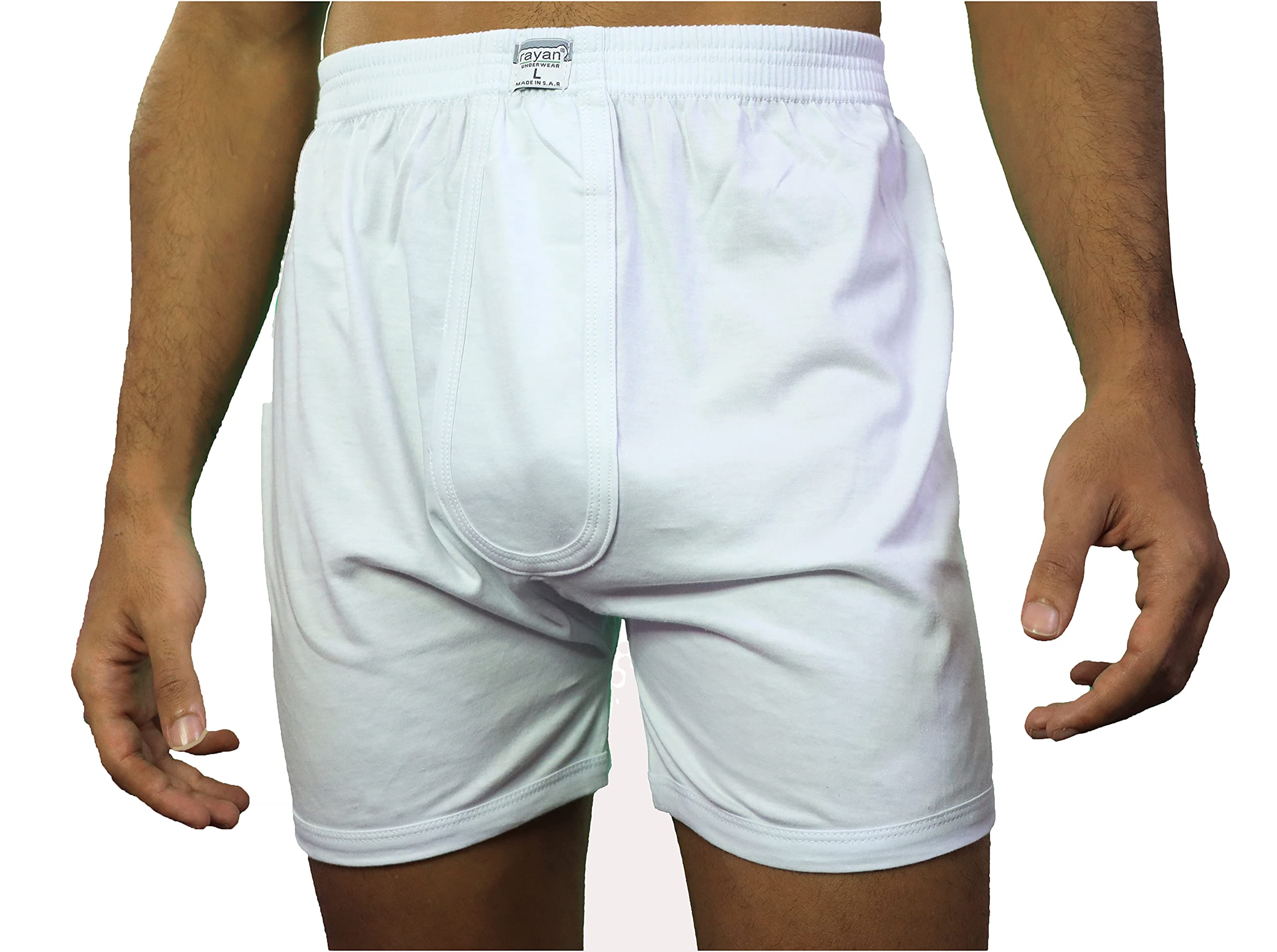 RAYAN Cotton 100% Short Boxer white