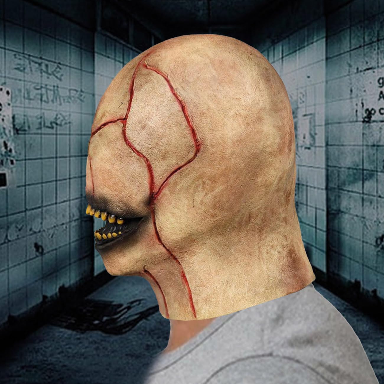Latex Mask® Máscara Jigsaw Para Adultos – Disfraz De Asesino Halloween, Látex Resistente Y Cómodo