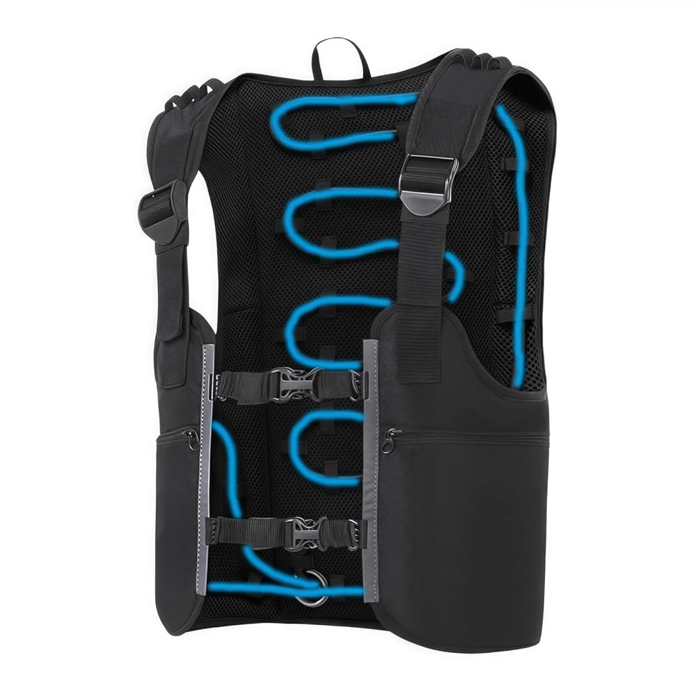 Amazon | [OXIZER] USB水冷ベスト, 空調機能作業着 瞬間冷却