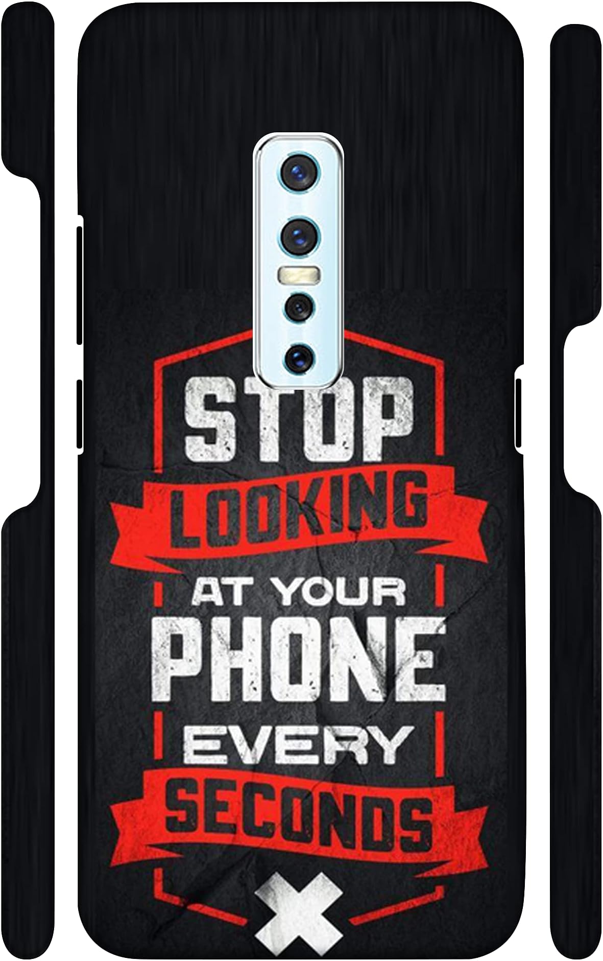 DASP Vivo V17 Pro Premium Designer Printed Hard Polycarbonate Mobile Back Case and Cover for Vivo V17 Pro - Stop Looking at Your Phone