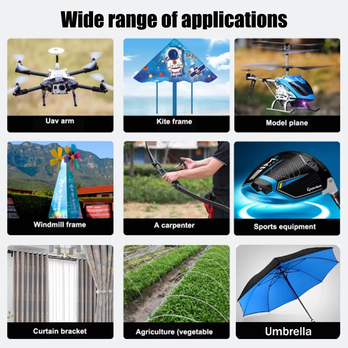 2 STK Kohlefaserrohre 600mm 3K-Rolle Gewickelt Matt Ø 8mm 10mm 12mm16mm 18mm 20mm 22mm 25mm 30mm Hochfest Leicht Hohlstange Für Drohne RC Modelle DIY(25 * 23 * 600mm)
