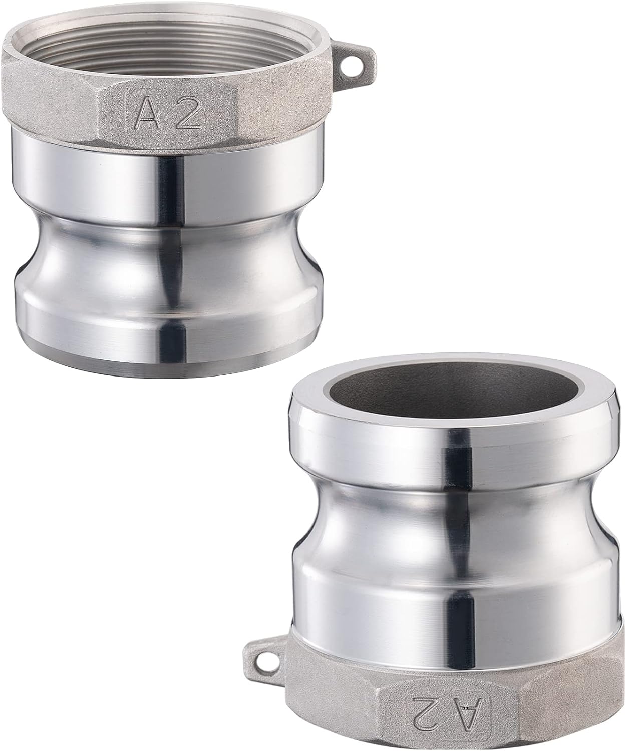 Buy HYGMPDAS Aluminum Cam Lock Fittings Type A Cam and Groove Hose Fitting, 2 inch Cam Lock