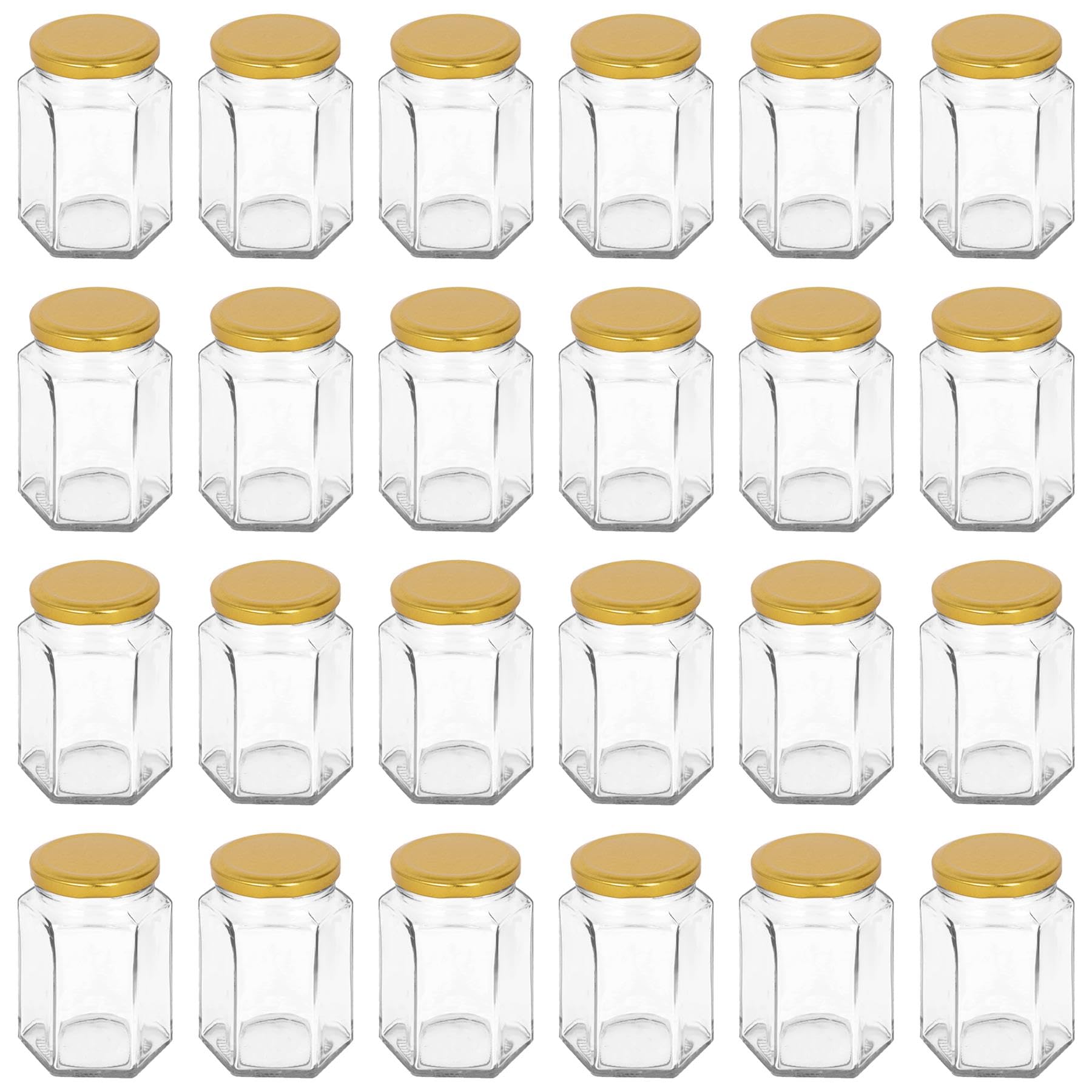 Argon Tableware Metal Jam Jar 250ml Gold