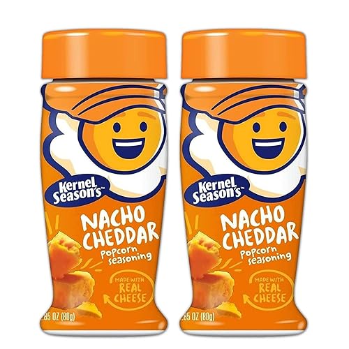 Kernel Seasons condimento de palomitas de maĂz nacho cheddar 285 onzas paquete de 2 Kernel Seasons condimento de palomitas de maĂz nacho cheddar 285 onzas paquete de 2