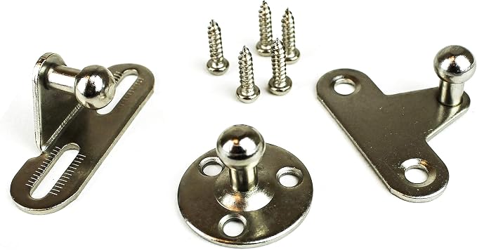 Berta 4-Pack 10 Inch Gas Springs 100N/22 LB Plata miniatura 5