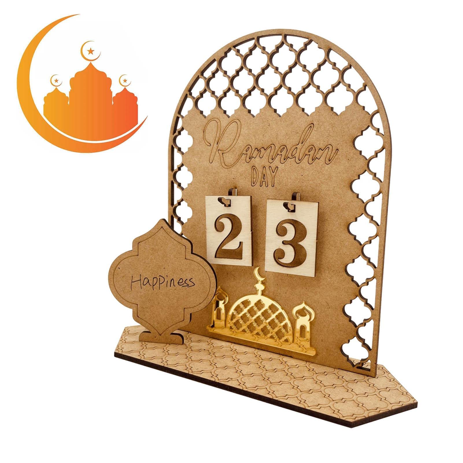 Amazon.com: 2023 Ramadan Advent Calendar - DIY Ramadan Countdown Calendar  Ornament - 30 Days Eid Reusable Wooden Ramadan Calendar Eid Mubarak  Decorations - Advent Calendar Craft Ornament Ramadan Gift for Kids : Home &  Kitchen