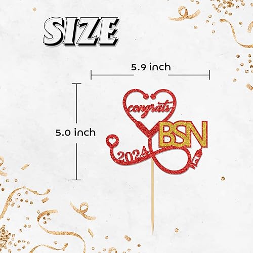 Miniatura 2 de Felicidades BSN - Decoración para tartas, fiesta de graduación de enfermera, decoración para tartas, felicitaciones, enfermera, futura enfermera,