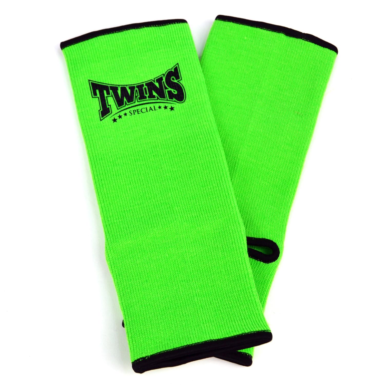 TWINS SPECIAL AG1 Ankle Guard - For Muay Thai, MMA & Kickboxing Training (Green/Black, Small)
