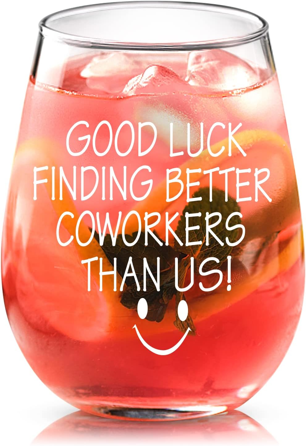 Joymaking Going Away Gift for Coworkers - Good Luck Finding Better Coworkers Than Us, 15 Oz Wine Glasses for Leaving Colleagues, New Job, Retirement Presents for Men Women