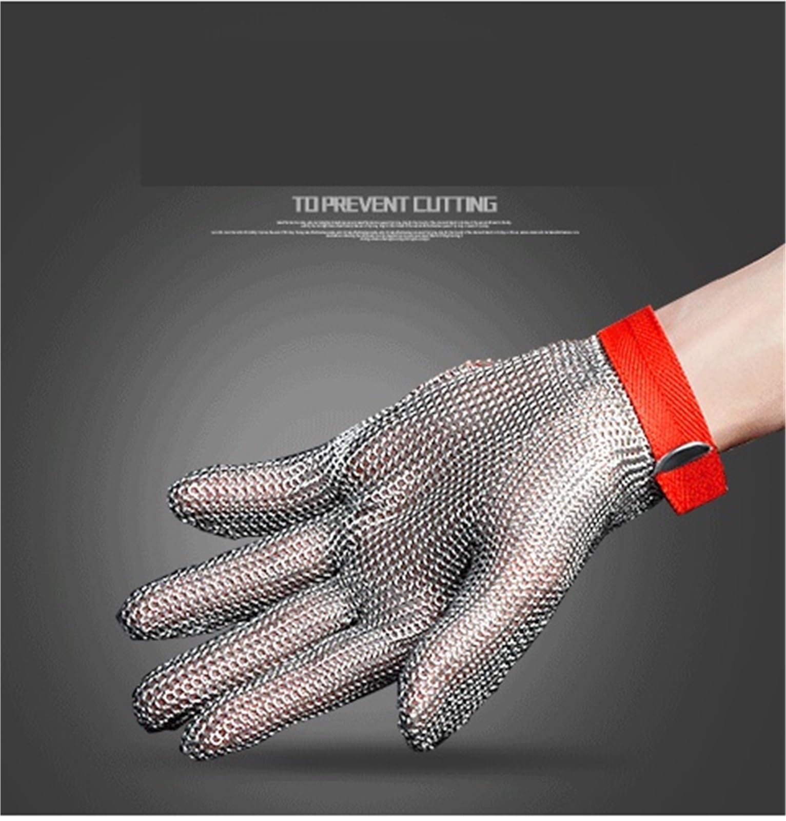 Guantes Anticortes, Guantes resistentes a cortes, guantes de malla de alambre, guantes de metal resistentes a motosierras, guantes de hierro | L