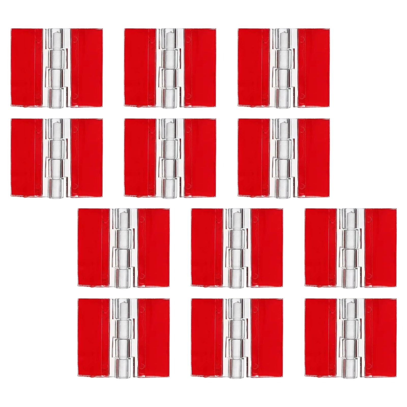 Strong Hinges Set of 12, Auto Stick Adhesive, Erosion for Models & Displays Small Hinge