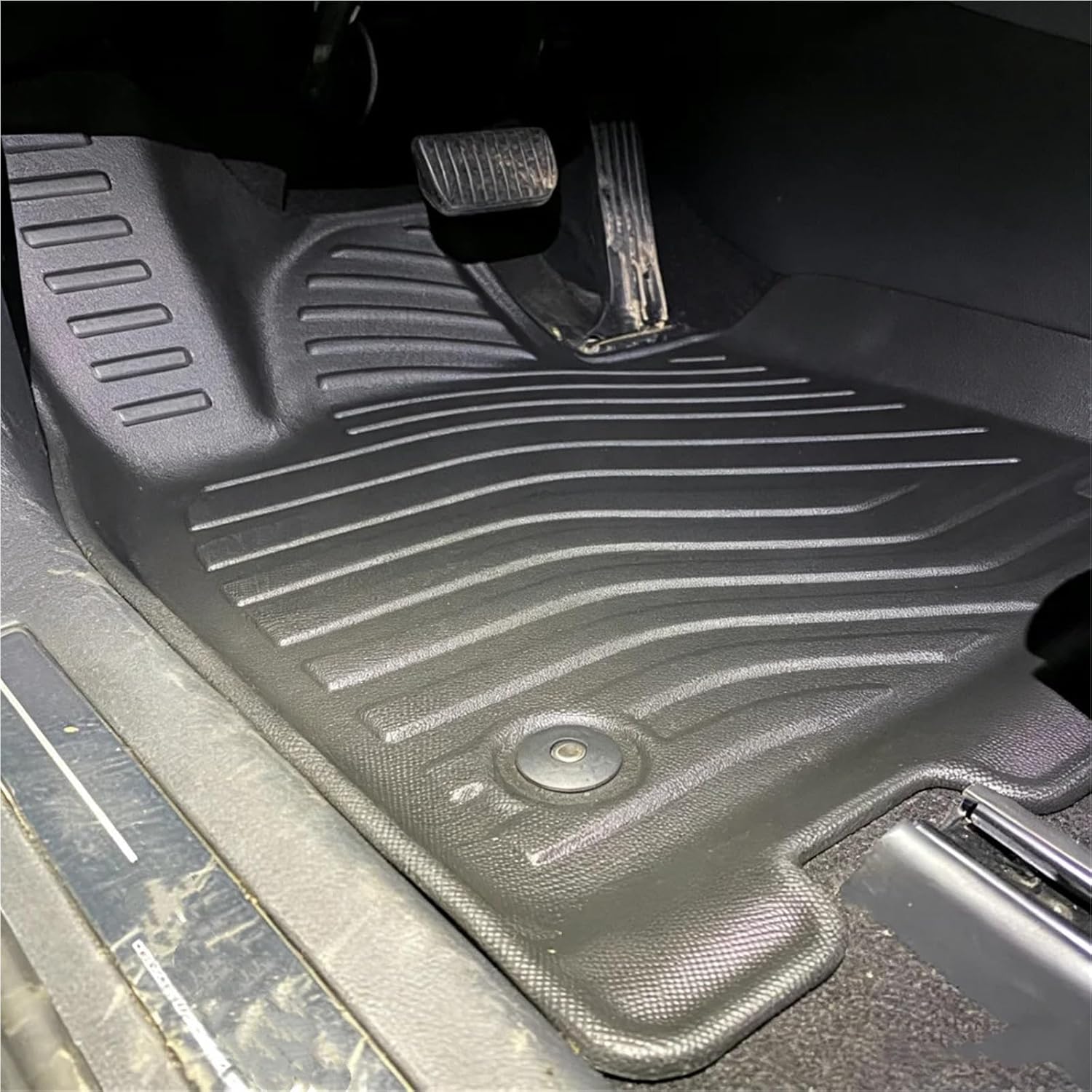 for ZEEKR 001 2024-2025 2026 All Weather Waterproof Car Floor Mats Cargo Liner Trunk Mat Interior Accessories Black(Floor Mats 6pcs)