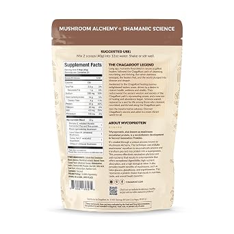 Lakanto Classic Monk Fruit Sweetener with Allulose 1 lb and ChagaRoot MycoProtein Mushroom Protein Powder Chocolate 1.76 lb