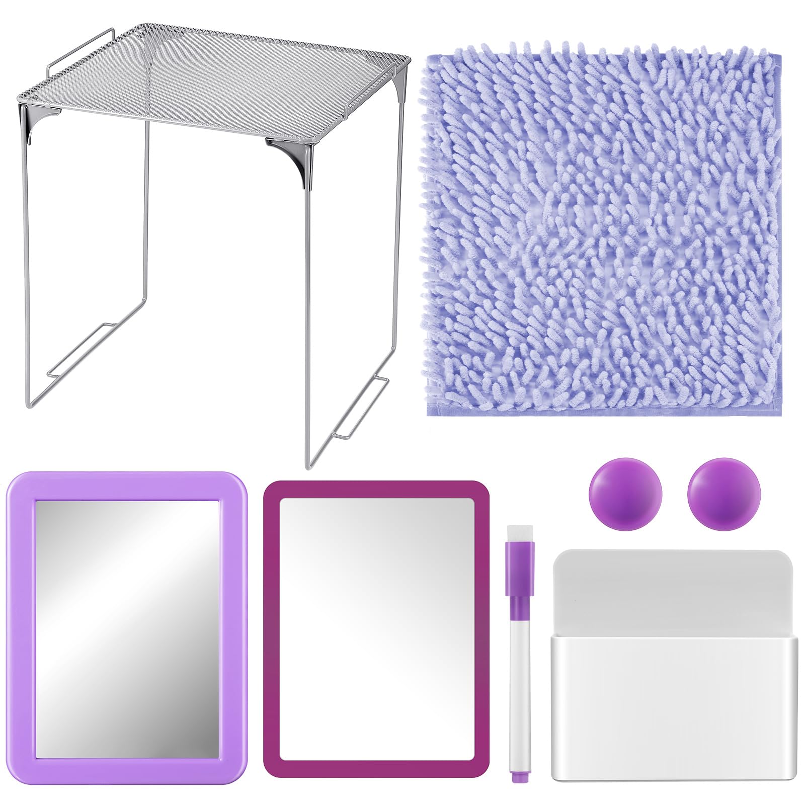 Magnetic Locker Rug Snapklik.com : Maxcheck 8 Pcs Locker Accessories Set Locker Rug ...