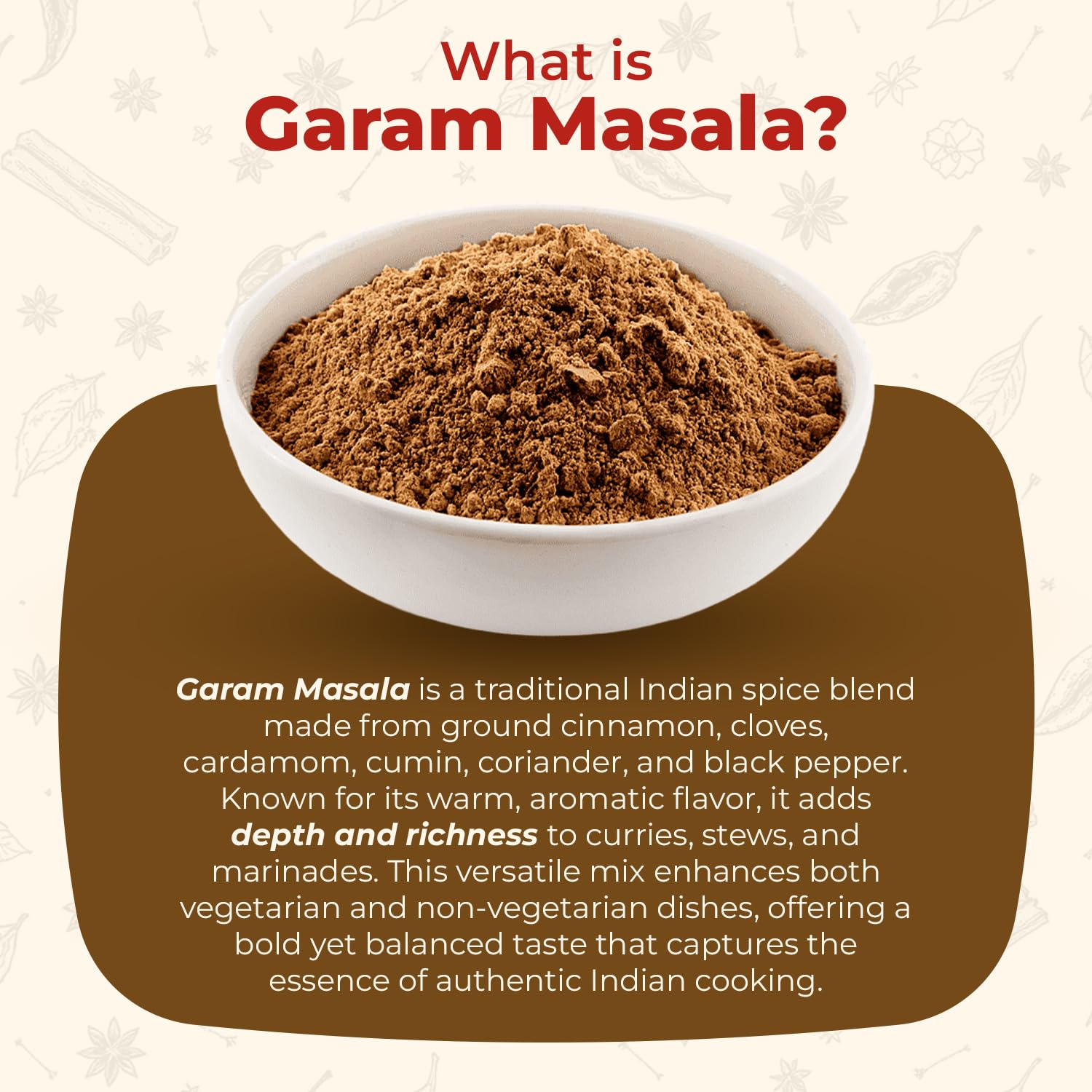 Great Bazaar Swad Garam Masala, 14 Ounce