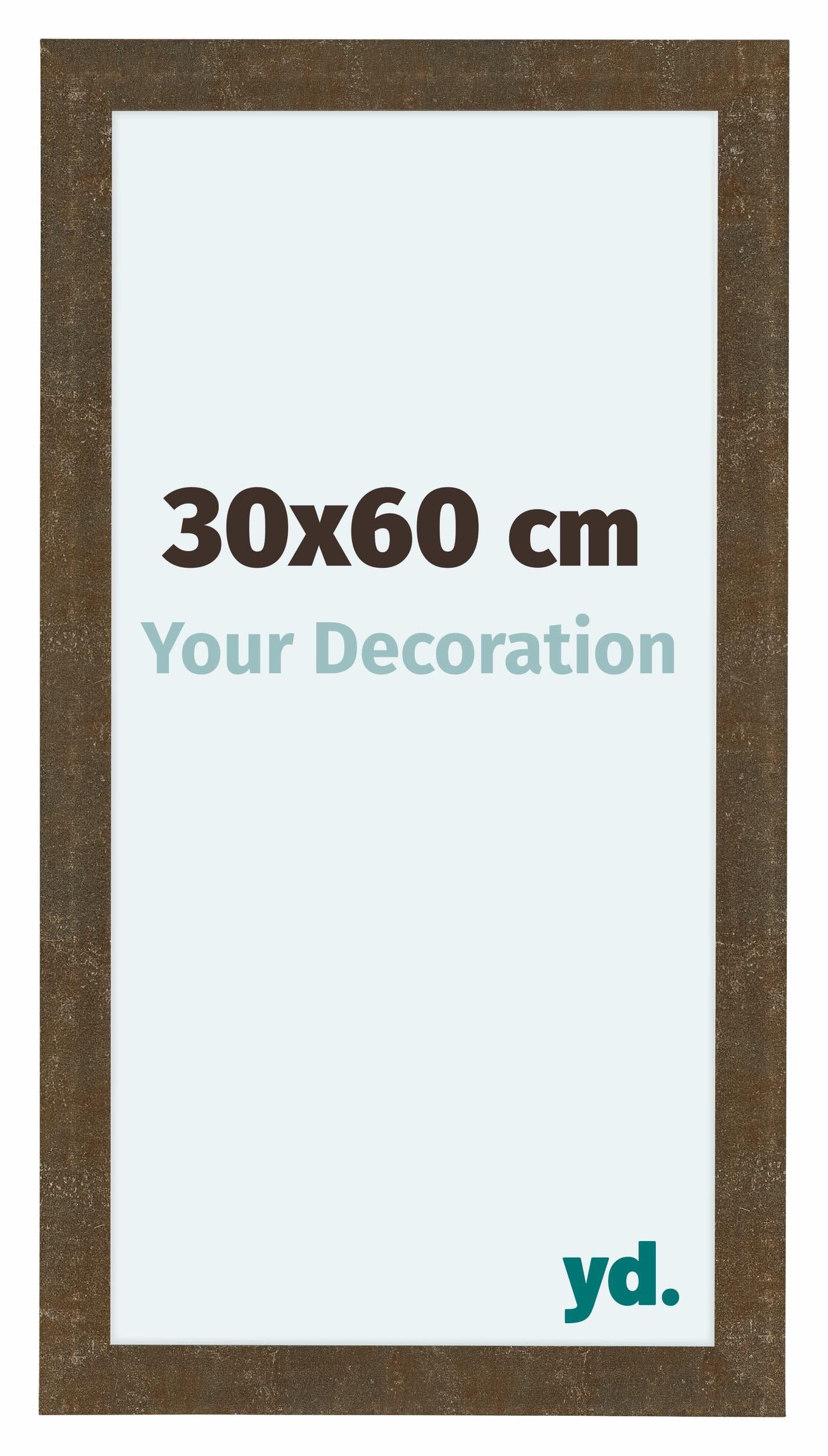 Your Decoration - Picture Frame 30x60 cm - Gold Antique - Decorative Wall Frame in MDF with Antireflection - Frame 30x60 - Como — image 1
