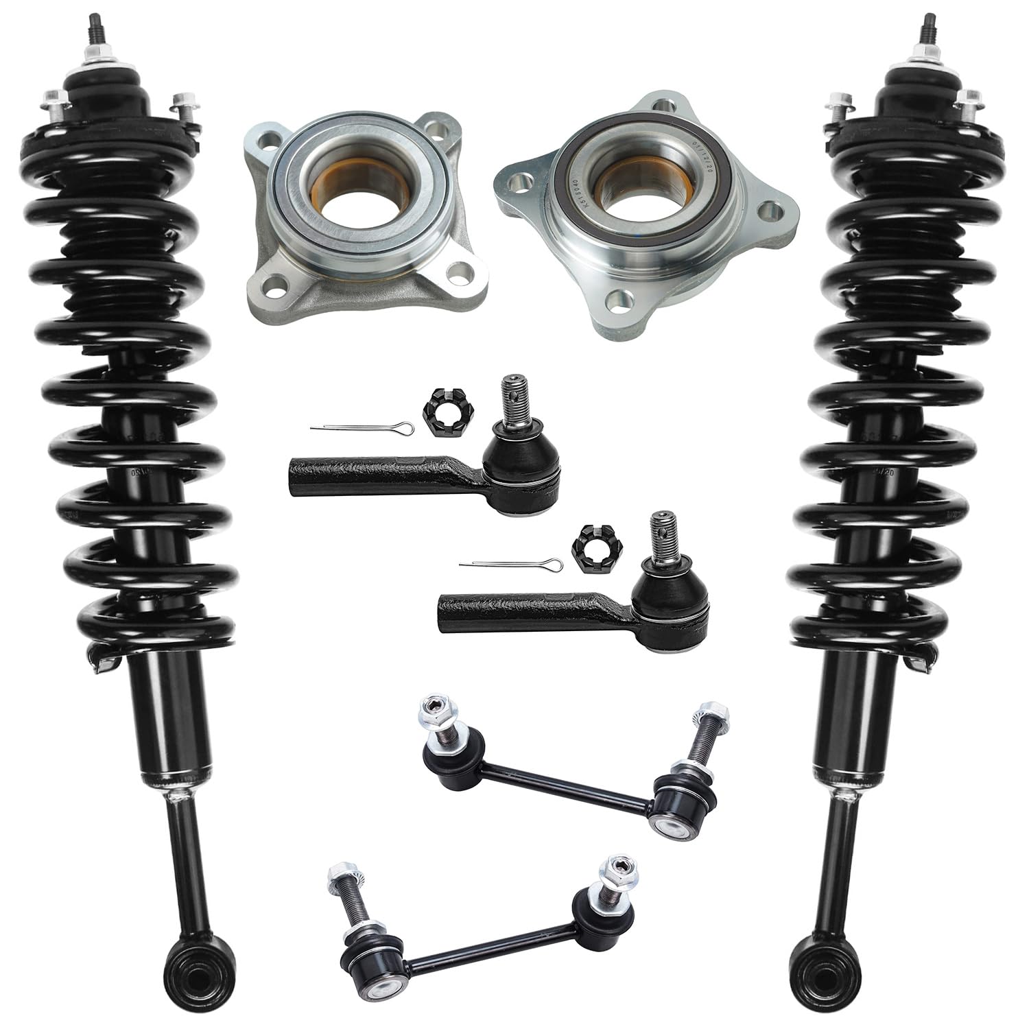 Detroit Axle - Front Struts Kit for Toyota 2003-2009 4Runner 2007-2009