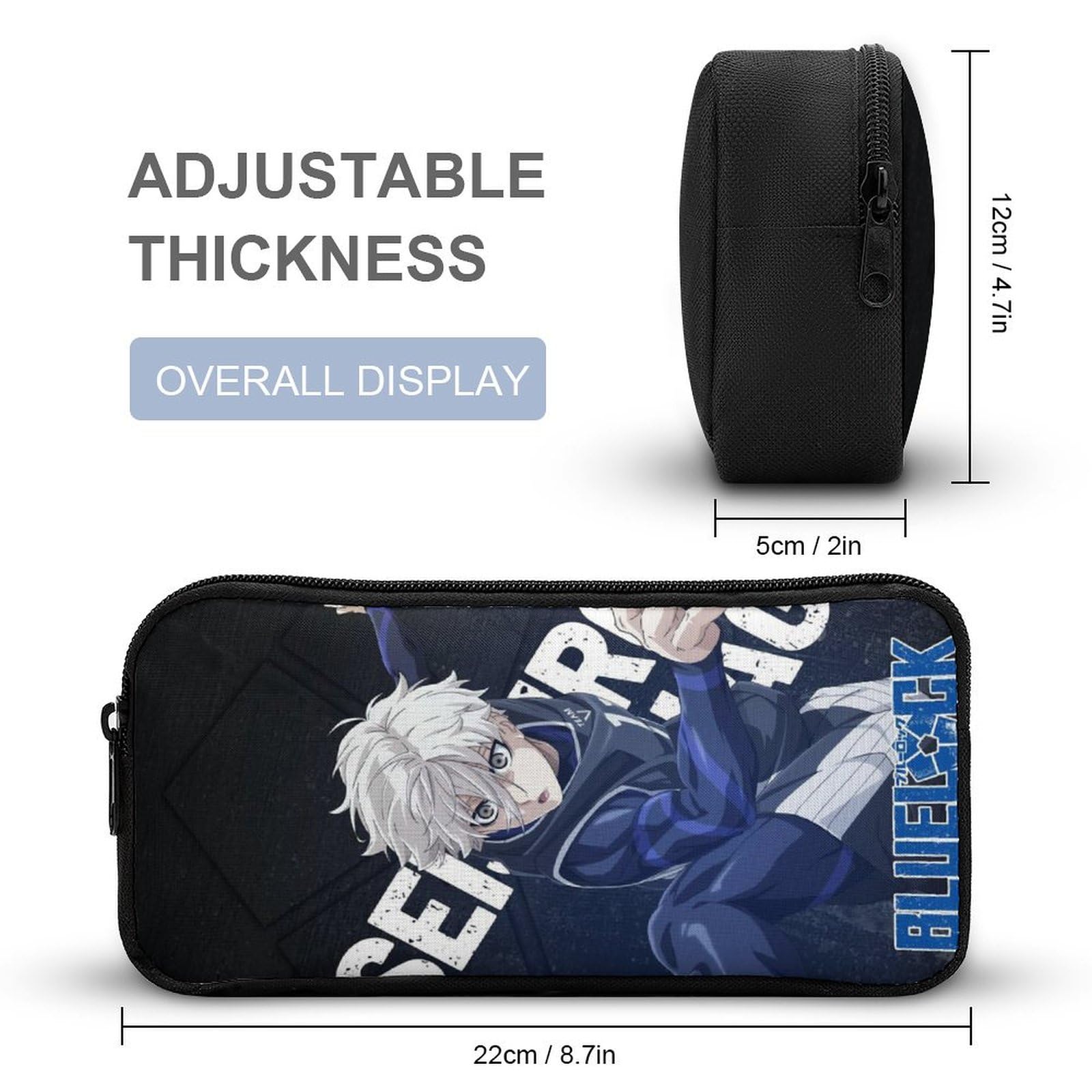 Amazon.co.jp: 凪 誠士郎 ペンケース ガジェット 収納 ふでばこ