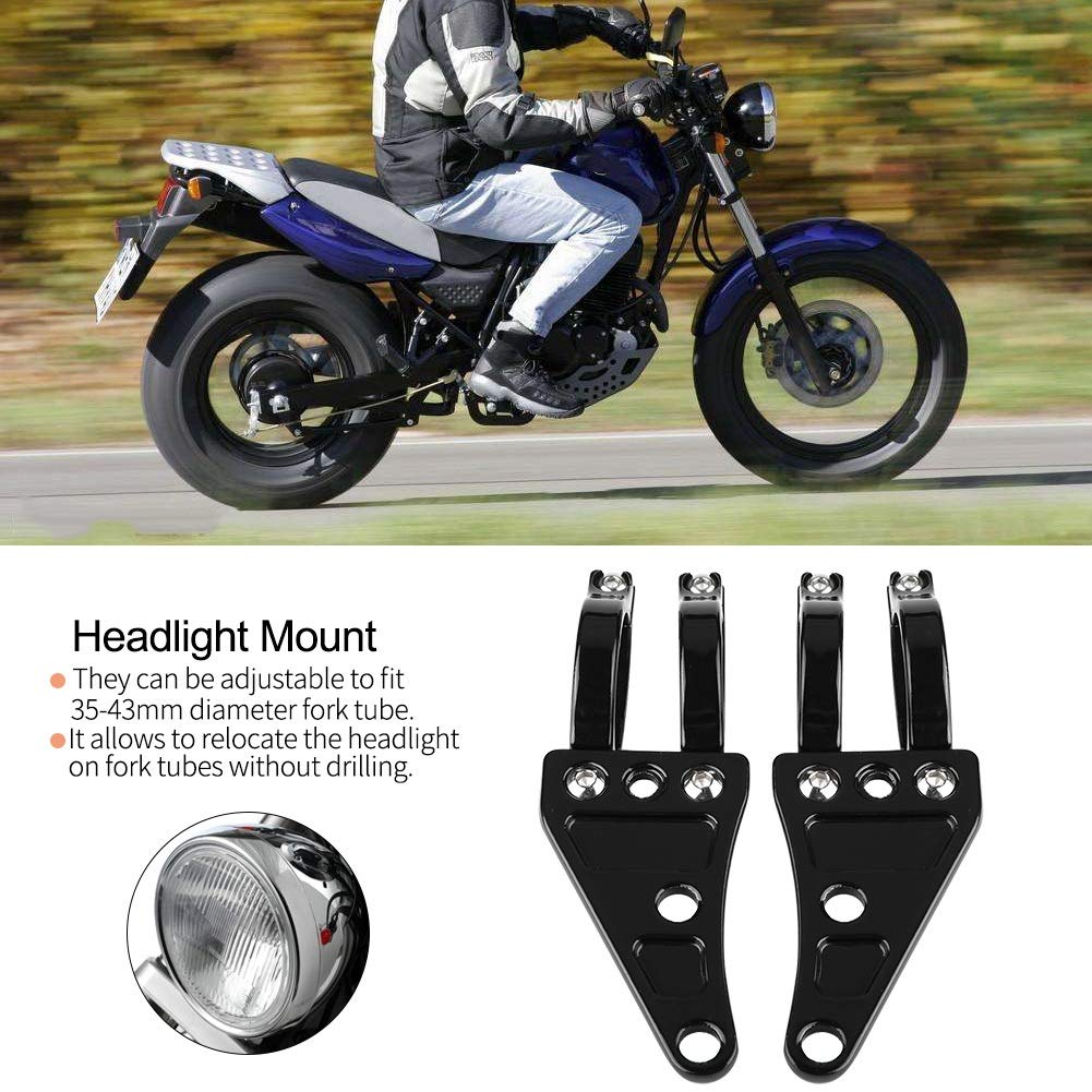 Uchwyt do montażu reflektorów motocyklowych - 2 szt. 35-43 mm zaciski uchwyt lampy czołowej widelec do motocykla
