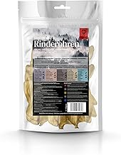 George & Bobs Beef Ears Flaps Natural 500 g - 100% Beef, Natural Dog Chew Item - High-Protein, Gently Dried, Grain-Free, No Additives