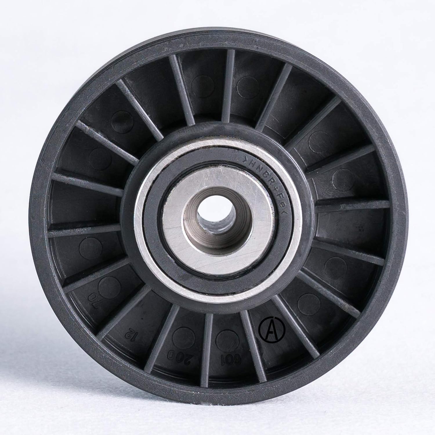 ALT01014 Smooth Idler Pulley Compatible with Mercedes-Benz W124 W126 W202 W210, Replacement for 1032000570 1032000571 A1032000570 A1112020119 38095