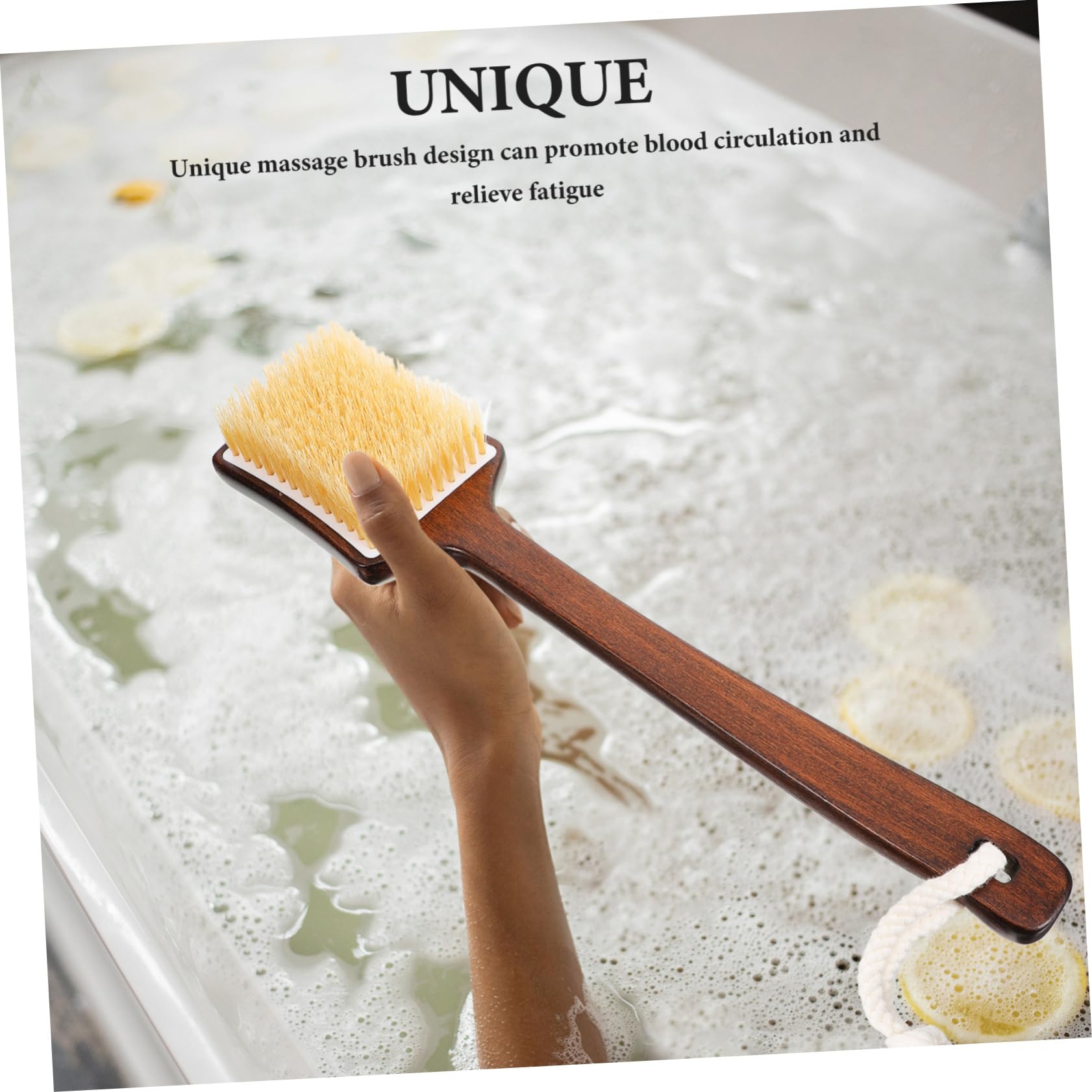 Didiseaon 4 Pièces Brosse De Bain En Poils De Laveur De Dos De Pour Hommes Brosse Dorsale Pour Hommes Laveur De Dos Pour La Brosse Pour Poils De Cochon
