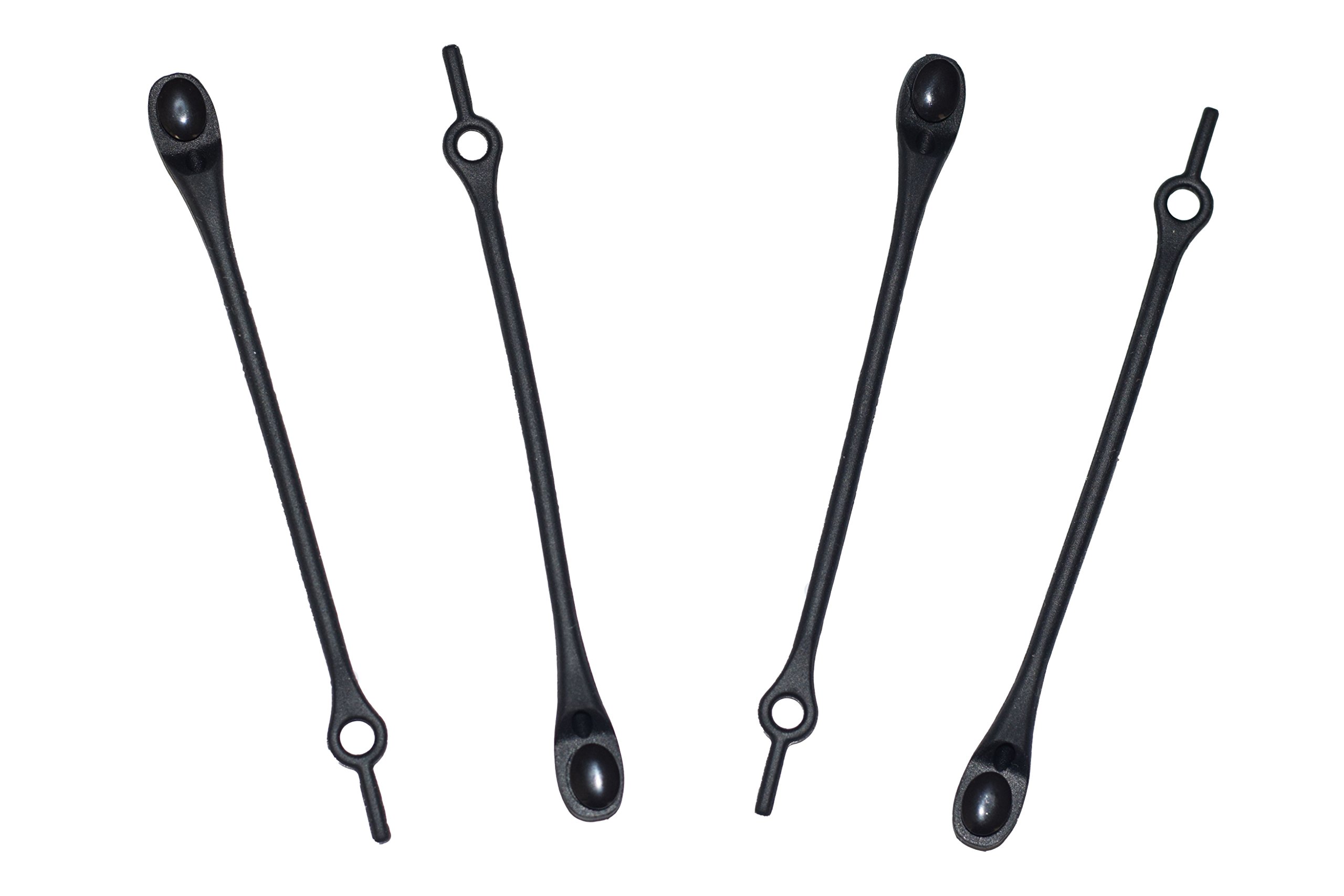 SPETZ No Tie Silicone Shoe Laces:- One Size Fits All - Perfect for Sports, Sneakers and Formal Shoes (14 Spetz in one Box) 100% Satisfaction Guaranteed