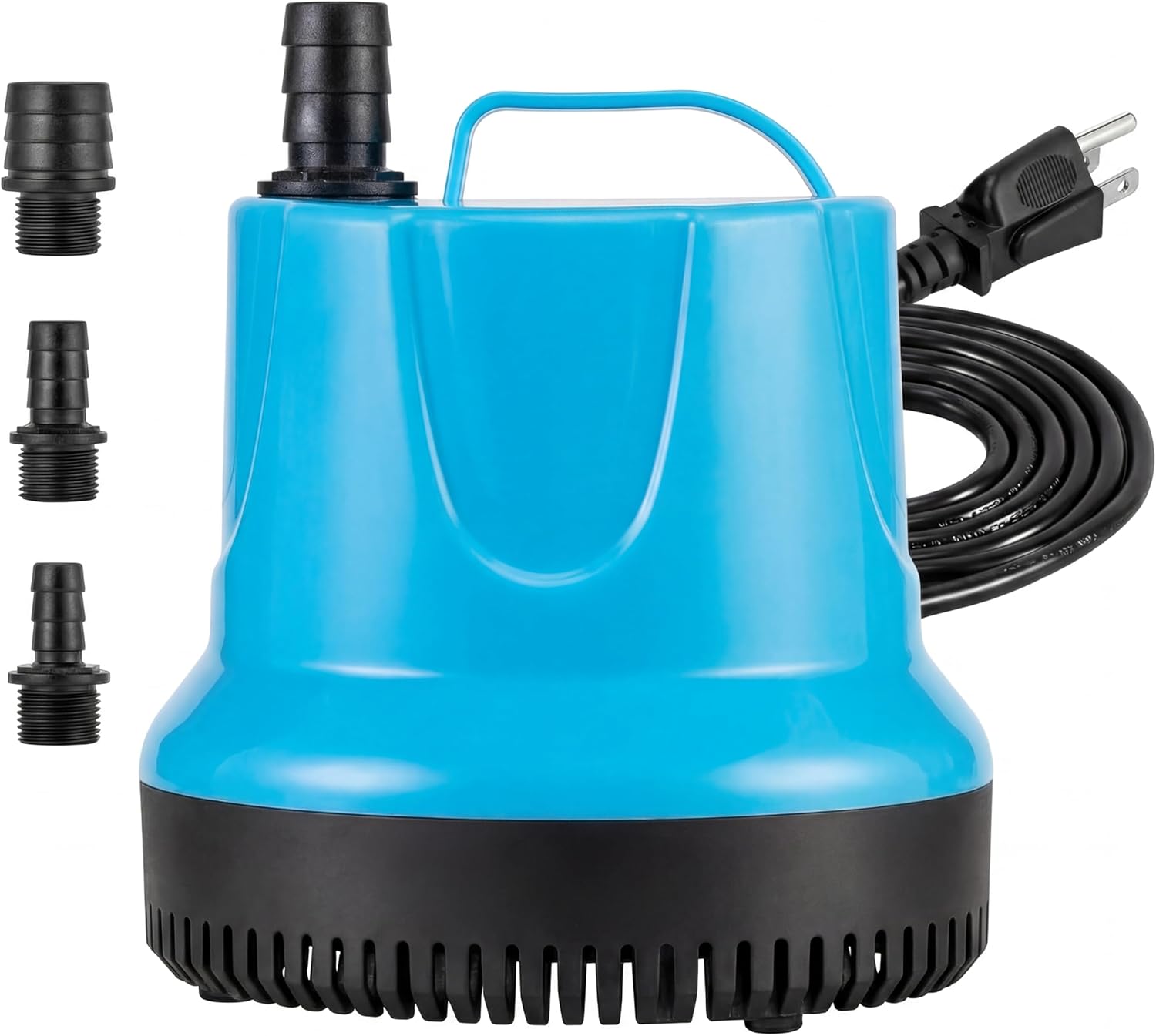 Submersible Water Pump, Small Pump for Fish Tank, Ponds, Aquarium, Waterfall, Fountain, Hydroponics, Ultra Quiet, 660GPH, Blue